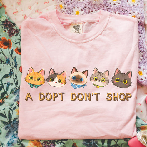 Adopt Don't Shop Comfort Colors T-Shirt