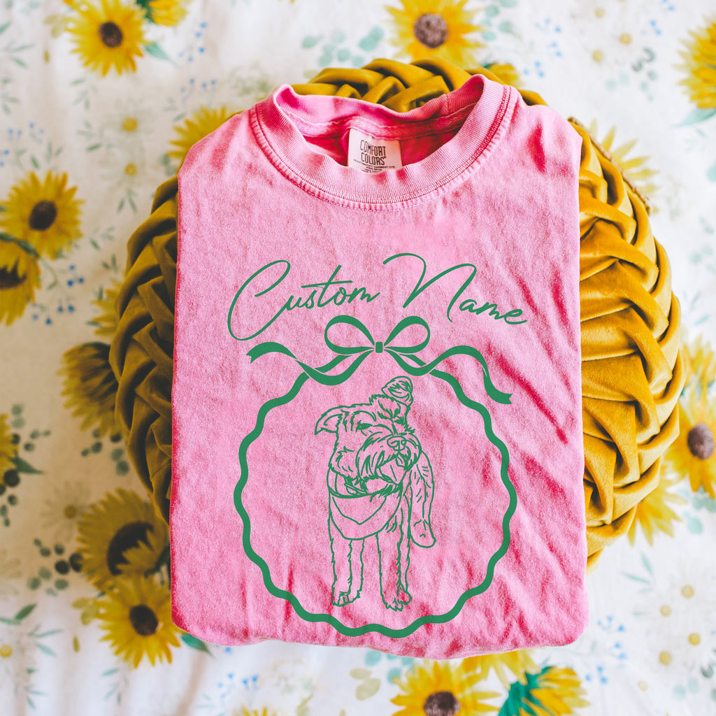 Custom Pet From Photo Shirt, Personalized Hand Drawn Pet Tee