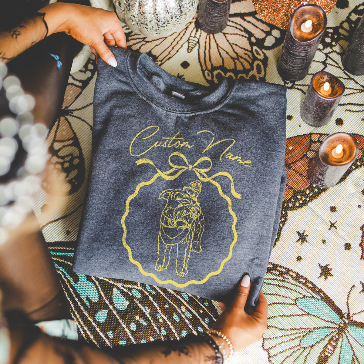 Custom Pet From Photo Shirt, Personalized Hand Drawn Pet Tee